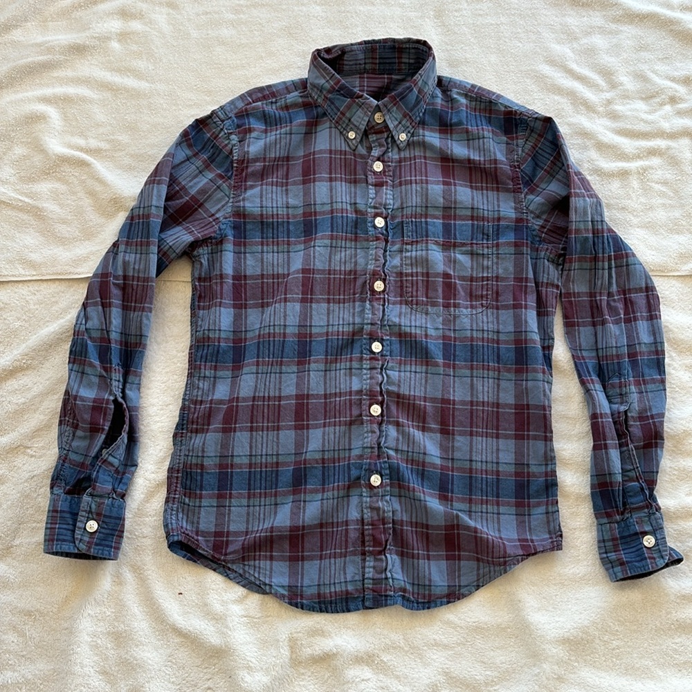 Abercrombie and Fitch madras button down shirt
